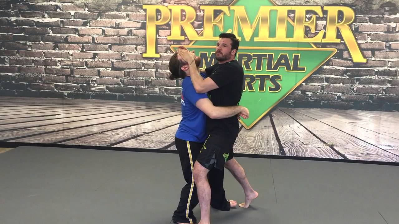 Bear Hug from the Front Under the Arms Premier Martial Arts Maryville