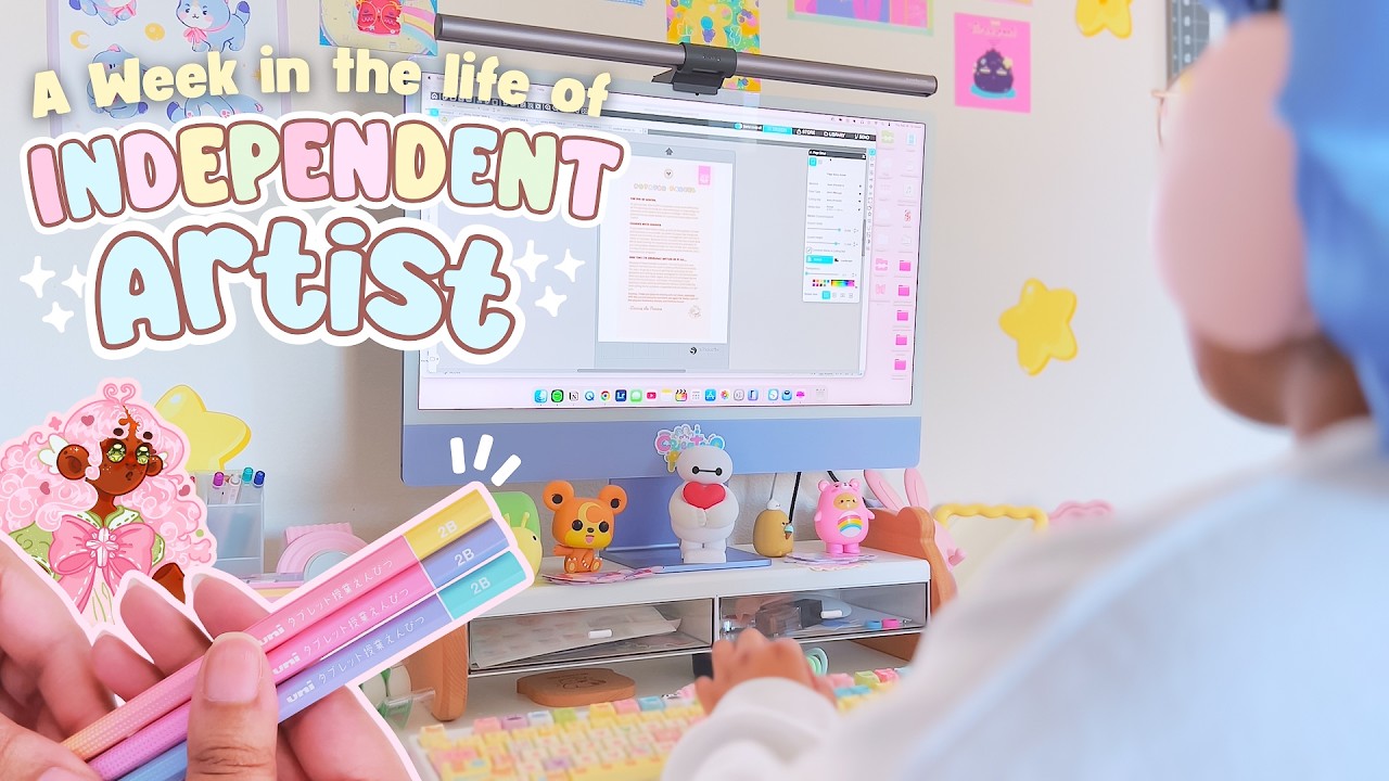 🌷Week in my life of an artist | Small Stationery Shop Diaries