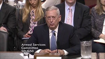 McCAIN QUESTIONS GENERAL MATTIS AT CONFIRMATION HEARING