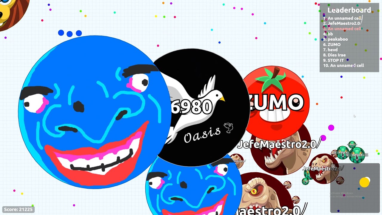 Agar.io - Solo Vs So Many Teamers