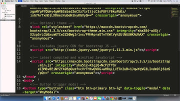 How to add a Modal using Bootstrap
