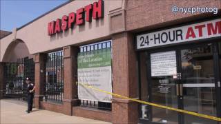 NYPD Detectives Investigating Queens Bank Heist