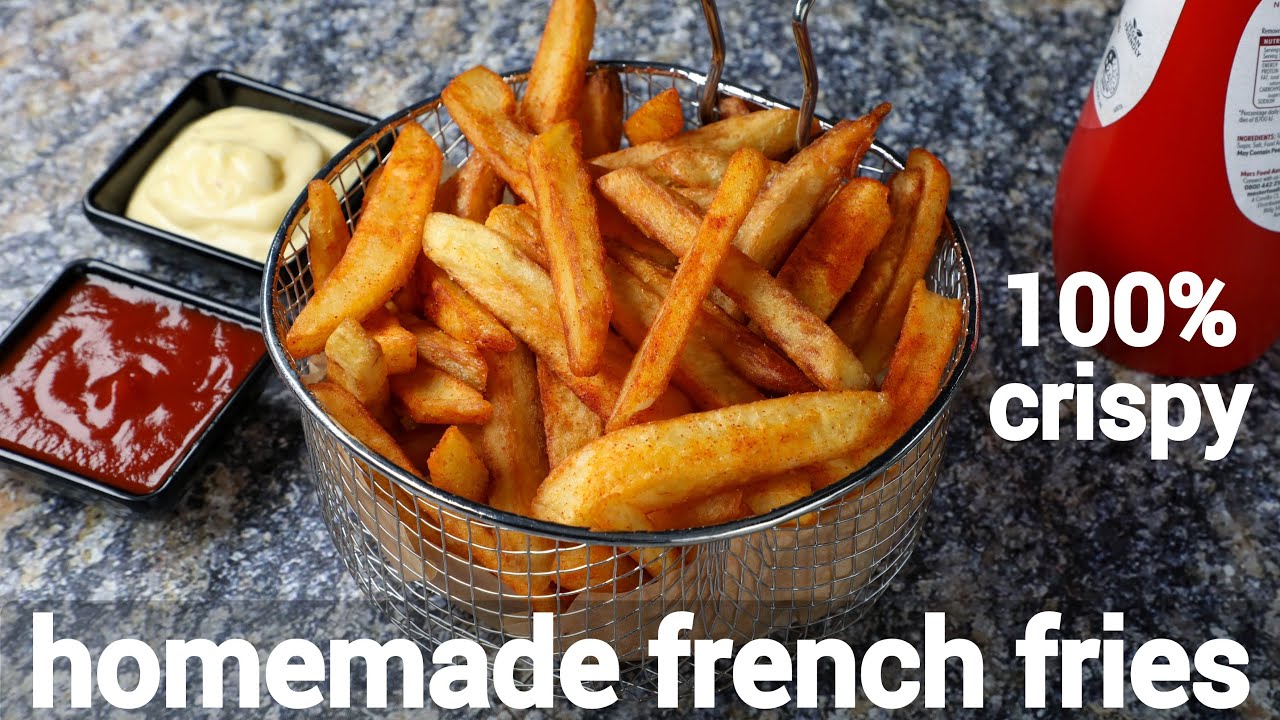 French Fries Recipe In Hindi | फ्रेंच फ्राइज | How To Make French Fries | Potato Fries Recipe