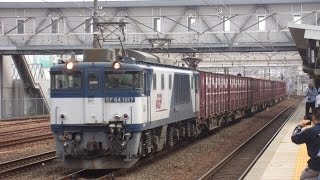 EF64 1017号機 (2074レ) 清洲駅通過