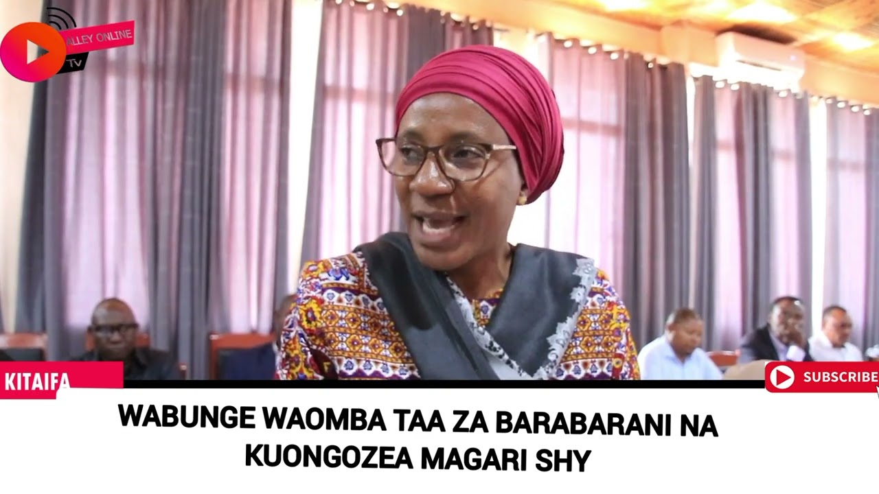 WABUNGE WAOMBA TAA ZA BARABARANI NA KUONGOZEA MAGARI SHY