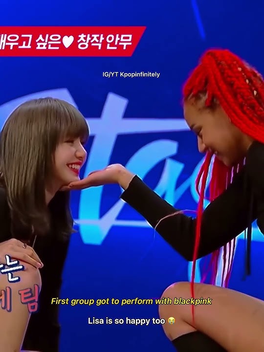 Blackpink was dance show host & they did this 🥺😭 #shorts | Kpopinfinitely