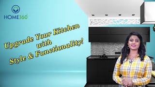 ✨ Upgrade Your Kitchen with Style & Functionality With Home 360 Degrees ! #home360degrees