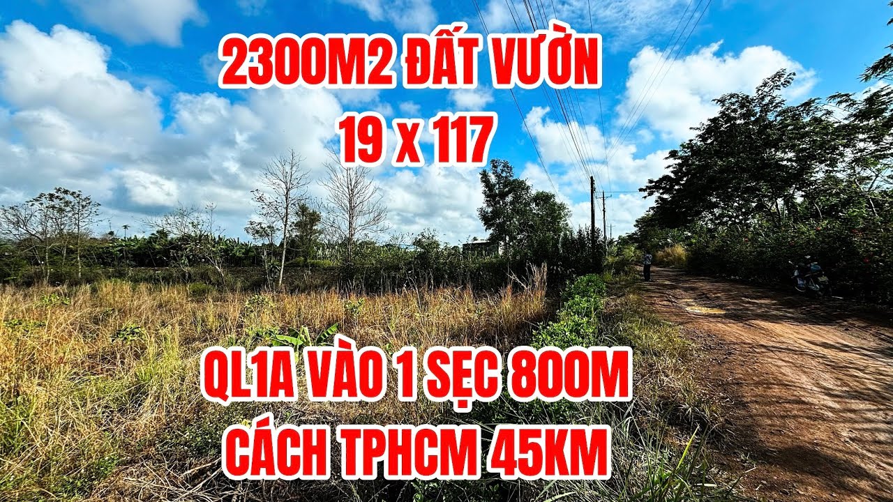 Chủ ngộp bán nhanh 2,3 sào đất vườn ngay khu dân cư, cách QL1A vào 800m #đất_đồng_nai 