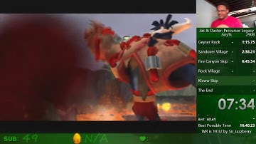 Jak and Daxter Any% Speedrun in 19:17!