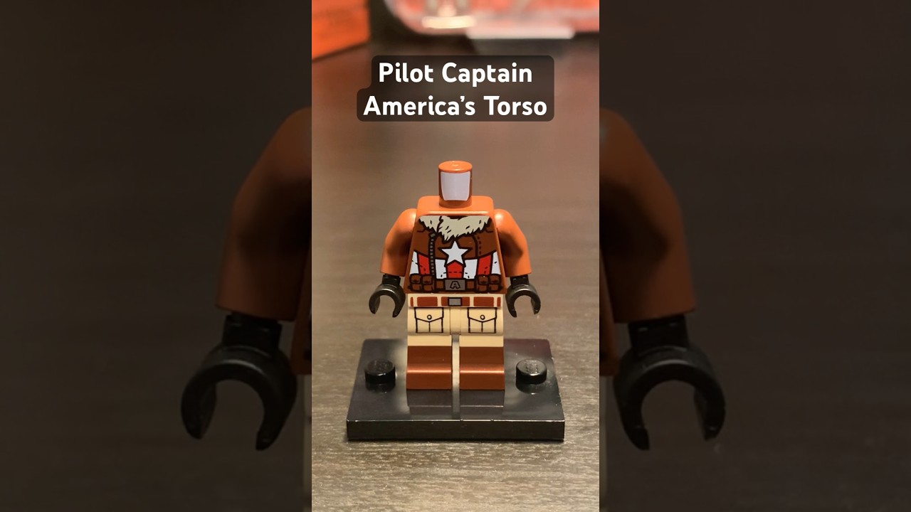 How To Build Captain America From The First Avenger In LEGO! 