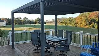 PURPLE LEAF Pergola for All Seasons -family swings, solo coffees, all-year comfort
