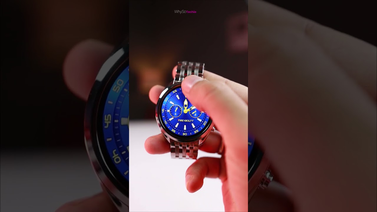 Fire Boltt Diamond 75HZ Luxury Stainless Steel SmartWatch 