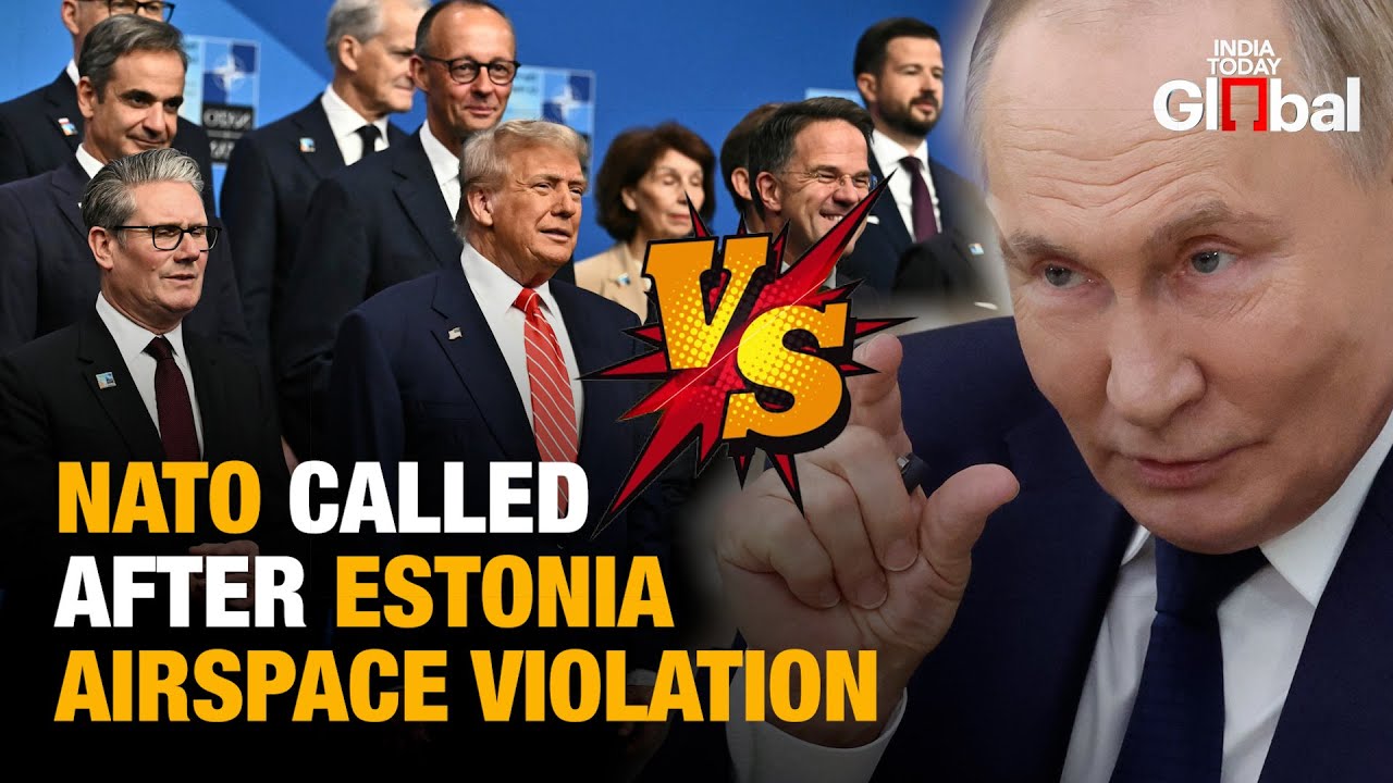 Estonia Calls NATO Over Russian Fighter Jets Airspace Violation | Tensions Rise