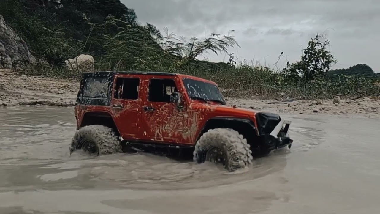 Bagi Jeep LUMPUR = KESENANGAN || RC OFF-ROAD RGT 86100 V2 @mud_conquer