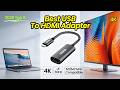 Top 5 Best USB-C to HDMI Adapters for 4K Productivity | Best USB To HDMI Adapter 2026