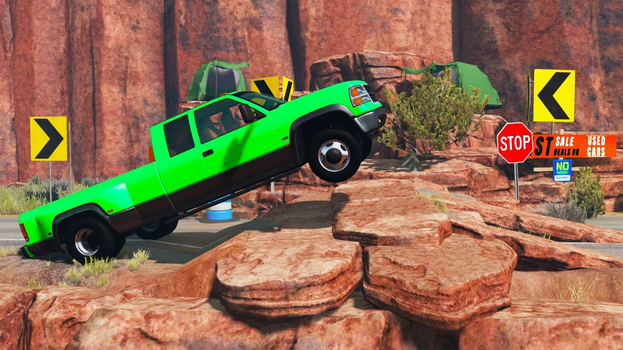 Weird Speed Bumps vs Cars #14 | BeamNG DRIVE