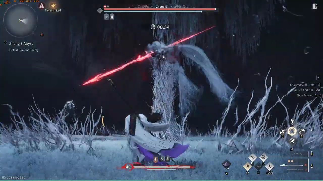 [Where Winds Meet] No-Hit Abyss Zheng E | Thundercry Blade