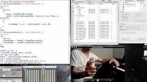 SuperCollider, OSCulator and Wiimote