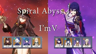 Spiral Abyss 4.5 Hu tao c0 Raiden C2 || Genshin impact
