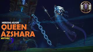 Queen Azshara Mythic - Fire Mage POV
