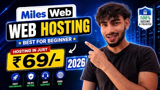 MilesWeb Hosting for Beginners 🚀 Full Setup Guide Hindi Review 