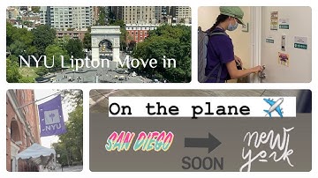 NYU Freshman Lipton Hall Move in vlog