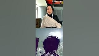 Starmaker Indonesia bernyanyi bersama dengan Nisya santan..