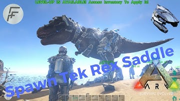 Ark Survival Evolved: How to Spawn Tek Tier Rex Saddle