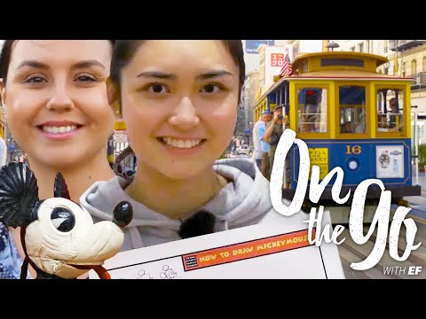 Angelina & Asia visit the Walt Disney Family Museum in San Francisco  – On the go with EF #121