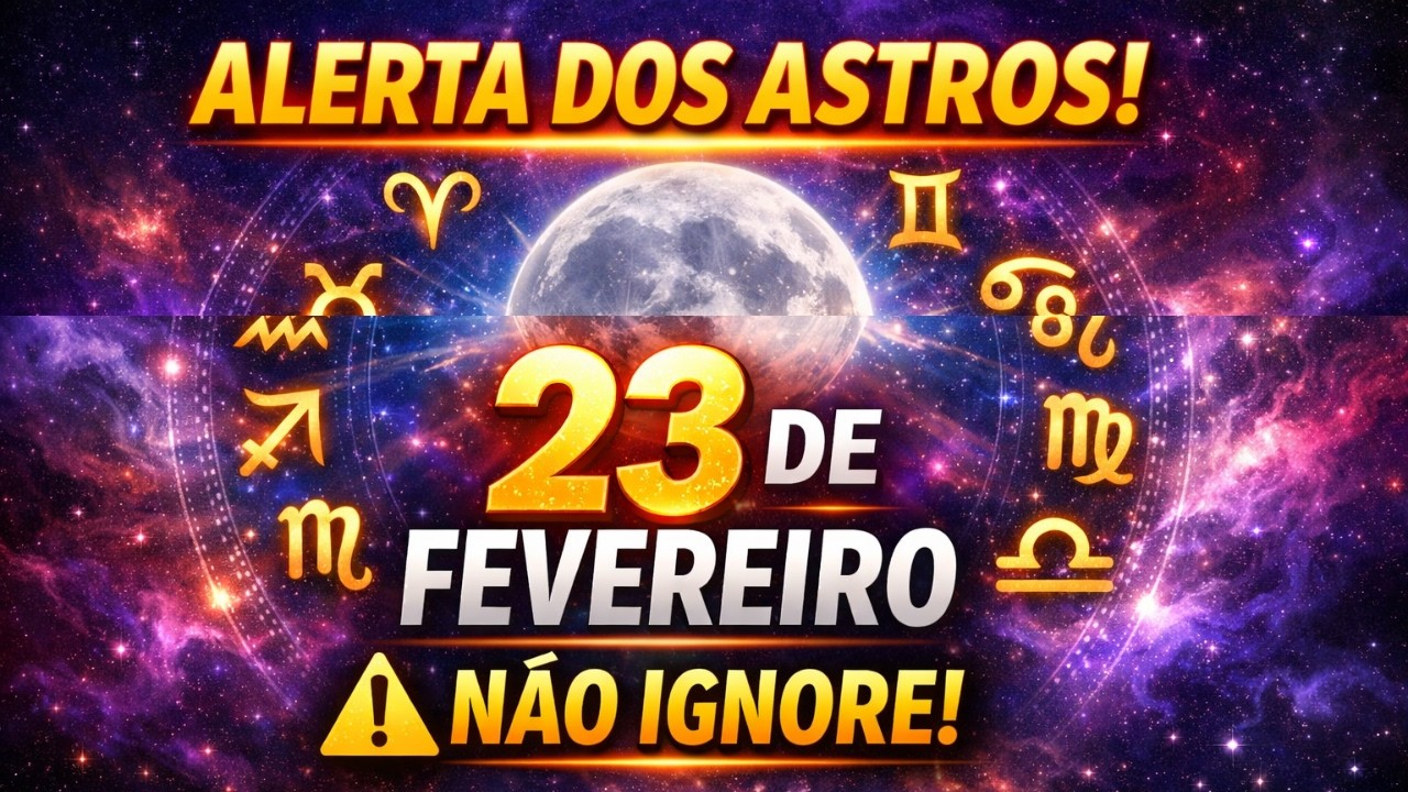HORÓSCOPO DE HOJE 23/02/2026 ♈♉♊ Todos os Signos | Revelações, Alertas e Surpresas do Dia!
