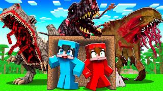 Sobrevivimos a Dinosaurios Parásitos de TERROR en Minecraft...