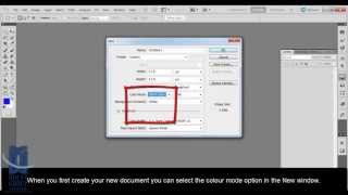 How To Set The Colour Mode To CMYK In Photoshop