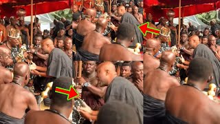 A Whole Ibrahim Mahama Humbly Begs Otumfuo After Otumfuo Angrily Wags His Finger At Him
