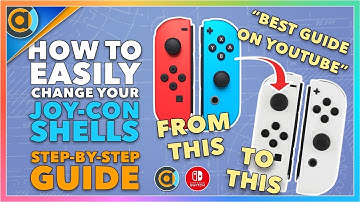 THE BEST tutorial for replacing your Nintendo Switch OLED Joycon shells. Easiest guide. Extremerate