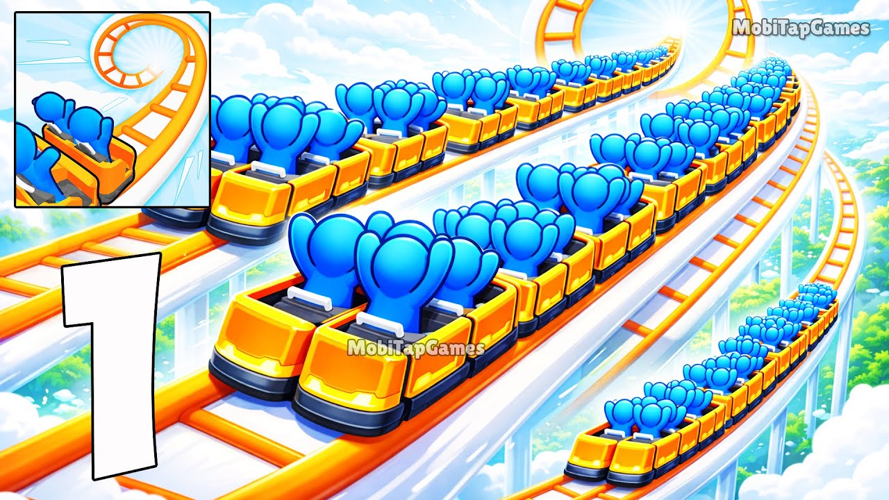 Runner Coaster – Full Gameplay Walkthrough – Roller Coaster Ride Challenges (iOS, Android)