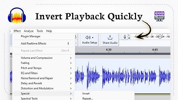 Hoe je audio in Audacity omkeert (track omkeren)