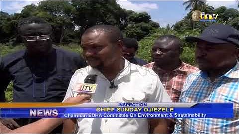 EDHA committee on environment inspects gully erosion reclamation projects at Ibore and Ewu Central