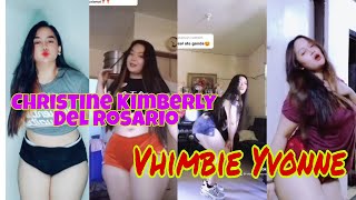 Christine Kimberly Del Rosario vs Vhimbie Yvonne Chubby Battle Tiktok Compilation 2021