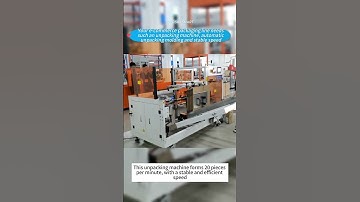 Your e-commerce packaging line needs such an unpacking machine, automatic unpacking molding