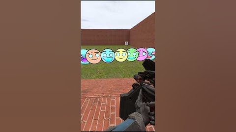 Destroy All Nextbots And Geometry Dash Emoji Chasing In Maze EP 5 #shorts