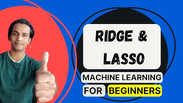Ridge and Lasso Regression Explained ✅ | Machine Learning For Beginners