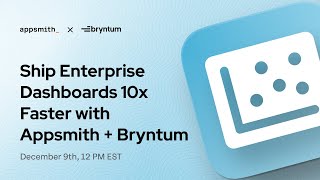 Ship Enterprise Dashboards 10x Faster