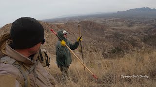 Exploring Sarinda Peak for prospect X spot on map west of #Tubac #Arizona