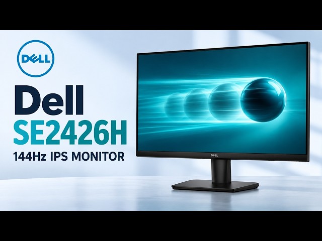 Dell SE2426H 23.8-inch monitor Review: 144Hz IPS Fluidity Versus