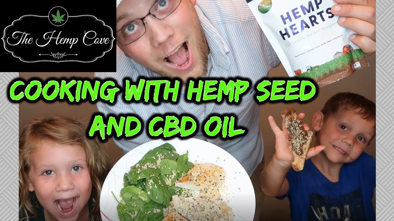 Kids Cooking with HEMP SEED and CBD OILS YouTube
