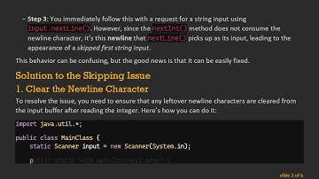 Solving the Problem of Skipping First String Input in Java Console Input