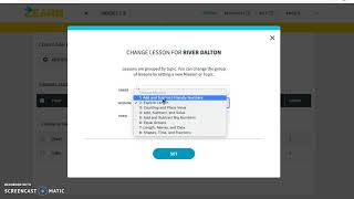 Changing Lessons on Zearn