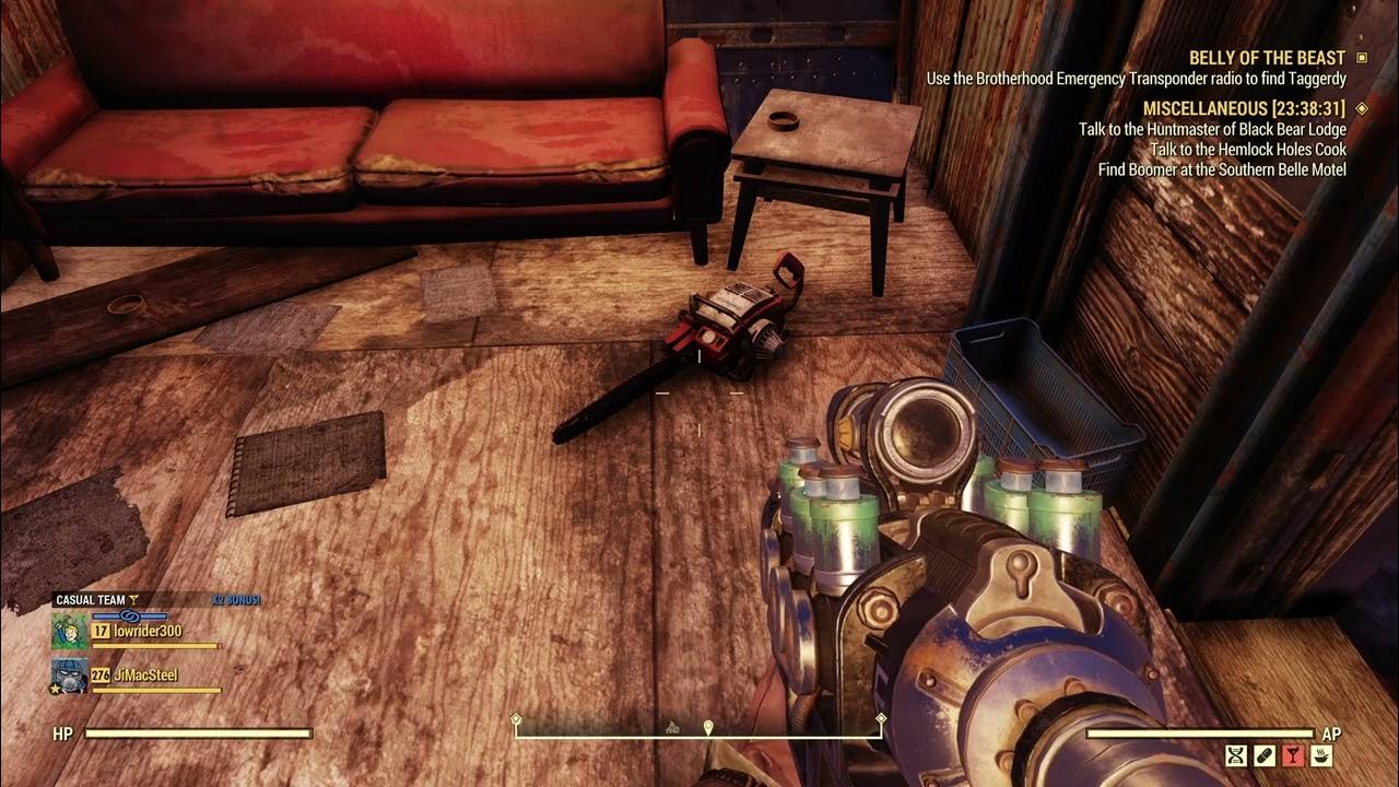 Fallout 76 Chainsaw Location Metal Dome YouTube