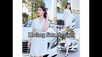 Dạy cắt may cơ bản:hướng dẫn cách cắt đầm cổ hai ve chồng thân có lớp phủ ngoài theo mẫu|Hoàng Sơn