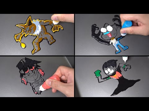 FNF Pancake Art - Hypno&amp;#39;s Lullaby, Pibby Finn, Robin, <strong>Mount</strong> silver